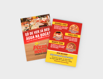 Cartaz/Pôster/Folder/Papel Bandeja/Tapete para Carro Couchê 150g Sem Verniz 30x42cm - 4x0 - 10 unid