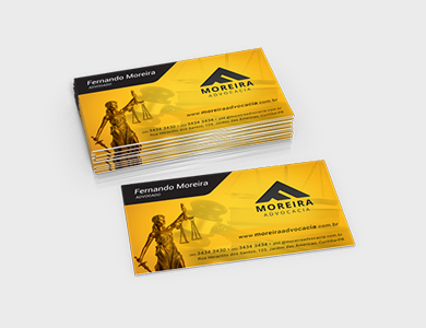 Cartão de Visita Kraft 240g Sem Verniz 9x5cm - 1x0 - 100 unid